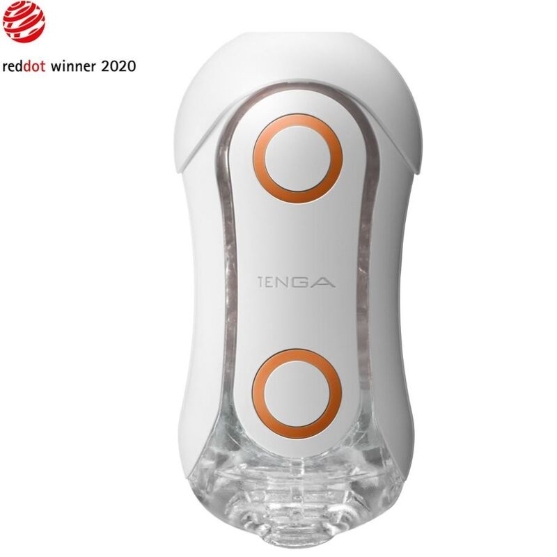 TENGA - MASTURBATEUR FLIP ORB STRONG CRASH BLANC ET ORANGE