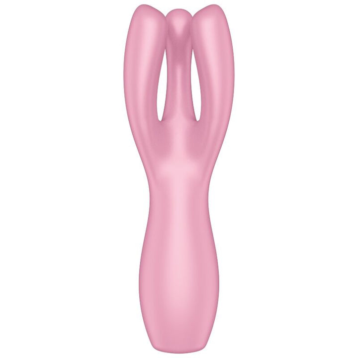 SATISFYER - VIBRATEUR THREESOME 3 ROSE
