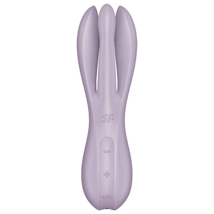SATISFYER - VIBRATEUR THREESOME 2 NOIR