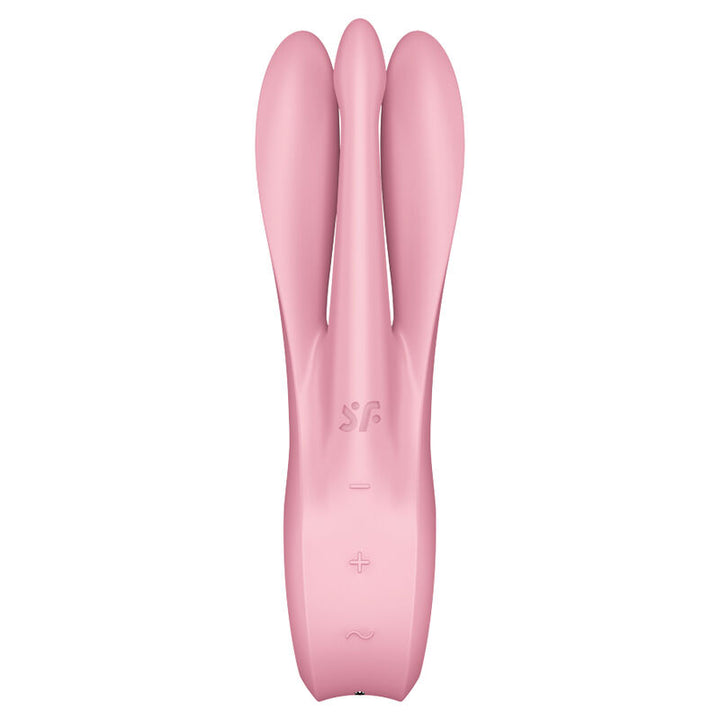 SATISFYER - VIBRATEUR THREESOME 1 BLEU