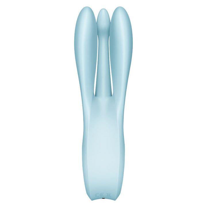 SATISFYER - VIBRATEUR THREESOME 1 BLEU