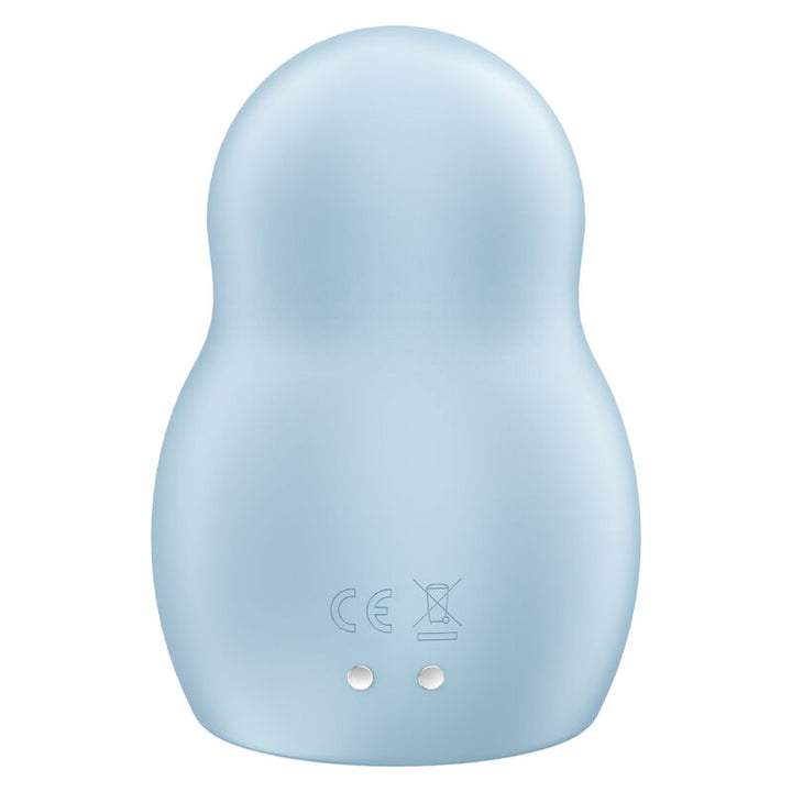 SATISFYER - STIMULATEUR ET VIBRATEUR DOUBLE AIR PULSE PRO TO GO 1 ROUGE