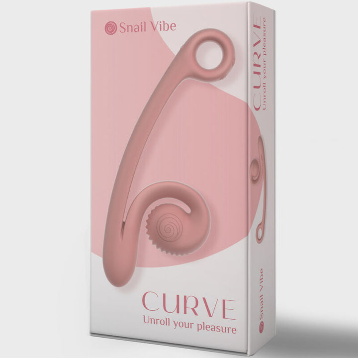 SNAIL VIBE - VIBRATEUR CURVE ROSE