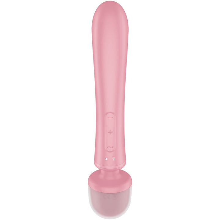 SATISFYER - MASSEUR VIBRATEUR LAPIN TRIPLE LOVER ROSE
