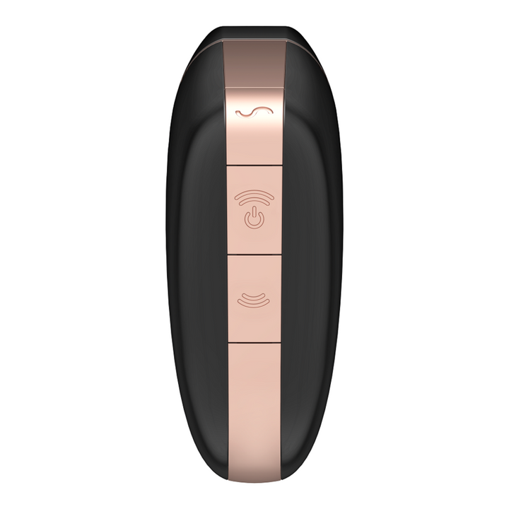 SATISFYER - STIMULATEUR ET VIBRATEUR AIR LOVE TRIANGLE NOIR