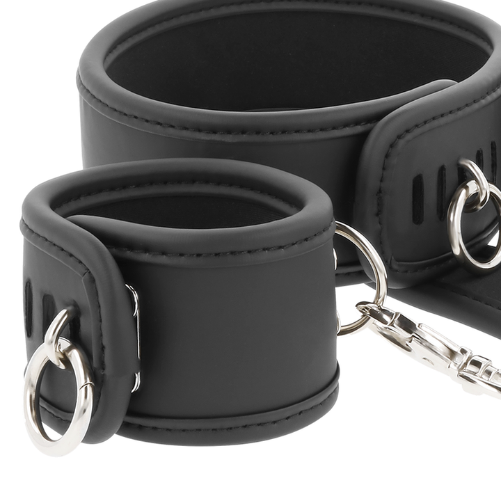 BOUND NECK TO WRIST RESTRAINTS - NOIR